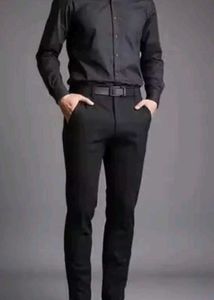 Men's Charcoal black Dress Pants