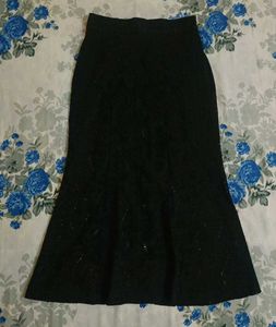 Elegant Black Maxi Skirt
