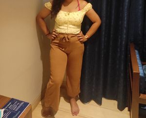 Yellow Forever NEw Off Shoulder Top
