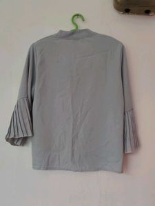 Elegant Pleated Sleeve shirt