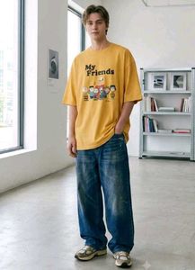 Peanuts "My Friends" Oversized Graphic T-Shirt