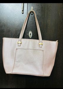 Caprese Women Pink Solid Structured Shoulder Bag