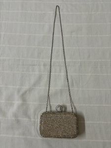 Rhinestone Studded Clutch