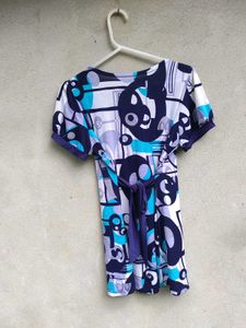 Y2k vintage Unique Print Short Sleeve Top