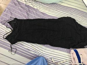 Forever 21 Elegant Black Lace Maxi Dress