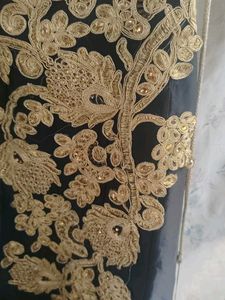 Black Lehenga with Gold Embroidery only lengha