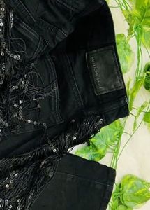 Fringe Jeans -Rare Unique &amp; Stylish Pair