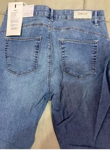 Only mid waist skinny jeans