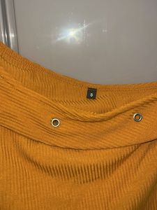 Ribbed One Shoulder Top