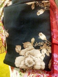 Satin Silk Patli  Pallu  Half And Hal