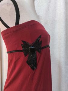 Designer Burgundy Skirt/tube dress ♥️🍒 NEW!!!