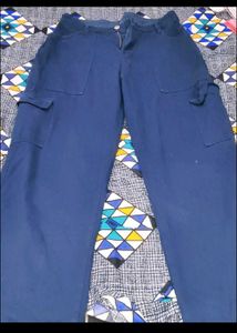 Navy Blue Cargo Pants
