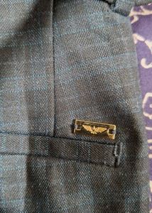 Park Avenue Formal Checked Trousers