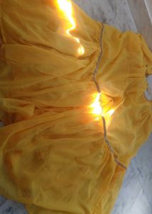 Elegant Yellow Embroidered Kurta Set