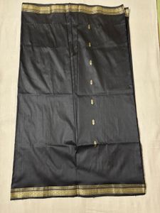 Black &amp; Gold Silk Saree