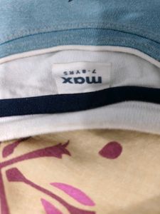 Cute Blue & Floral T-Shirt for boys