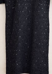 Elegant Black Sequin Kurta