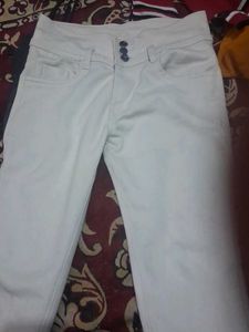 High-Waisted Light Blue Jeans