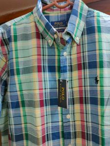 NEW Polo Ralph Lauren Plaid Button-Down Shirt