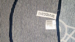 Striped Scoop Neck Cropped Top
