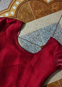 red zimmyzoo short kurti stiched by me