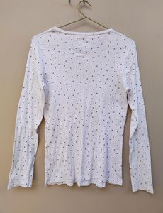 White Polka-dot T-shirt