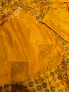 Yellow Embroidered Kurta Set