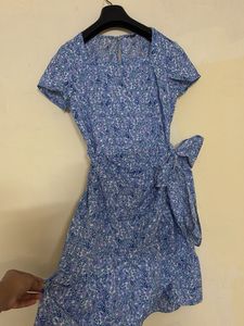Floral Print Wrap Dress