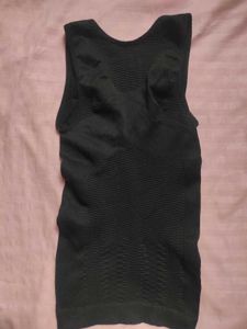 Seamless Black women slim up lift bra + vest