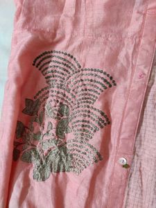 A-line Pink Kurta