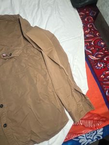 Superdry Brown Button-Down Shirt
