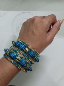 Beautiful Blue Bangles Set