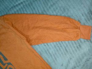 Graphic Orange Sweatshirt