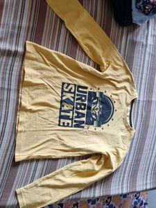 Yellow "Urban Skate" Graphic Tee