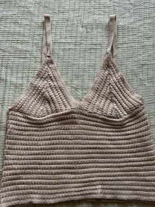 Beach Wear Knitted Crop Top