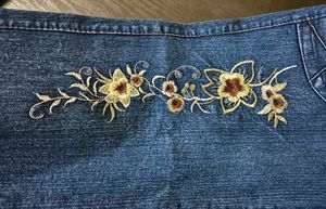 💙Y2K Cute Embroidered Bootcut Jeans 💙