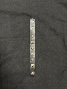 Gothic Studded Leather Bracelet