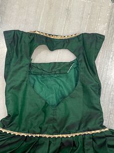 Elegant Green Designer Blouse
