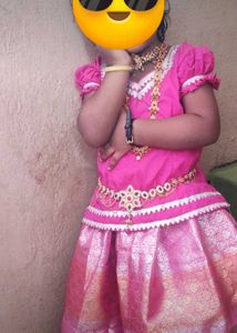 Beautiful Pink Lehenga Choli for Kids