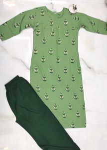 Brand New Green Kurta Set