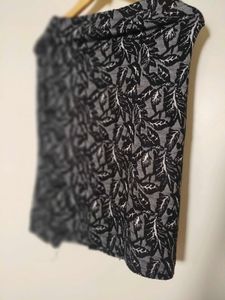 Stylish Leaf Print Skirt