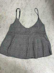Plaid Camisole Top
