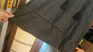 Black tunic with White Embroidery