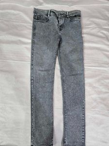 Men's Grey Washed Jeans