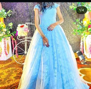 Beautiful Blue Ethnic Gown