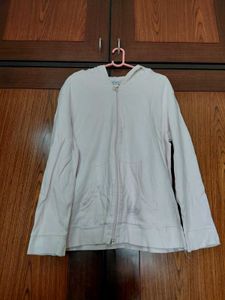 Baby Pink Zip-Up Hoodie