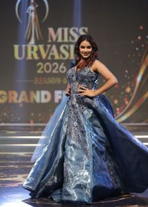 Stunning Blue Embellished Gown 1 OOOO