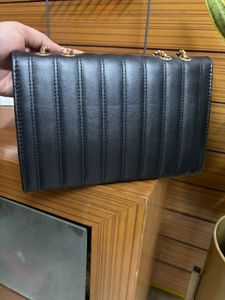 black sling bag