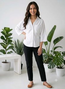 Vero moda fitted white tshirt