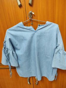 Denim Look Top